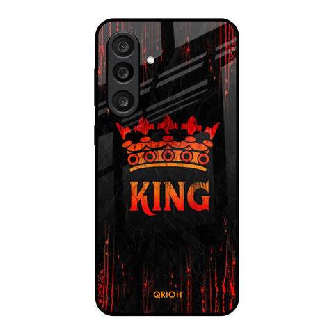 Royal King Glass Case for Samsung Galaxy M56 5G