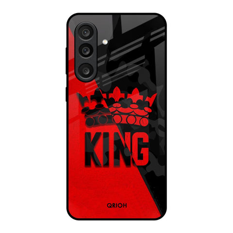 I Am A King Glass Case for Samsung Galaxy M56 5G