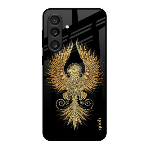 Mythical Phoenix Art Glass Case for Samsung Galaxy M56 5G