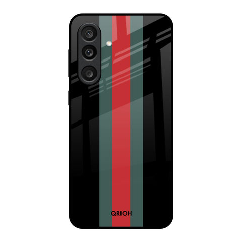 Vertical Stripes Glass Case for Samsung Galaxy M56 5G