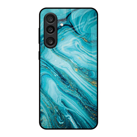 Ocean Marble Glass Case for Samsung Galaxy M56 5G