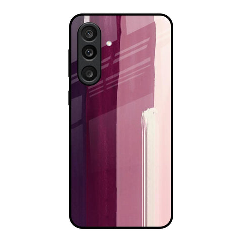 Brush Stroke Art Glass Case for Samsung Galaxy M56 5G