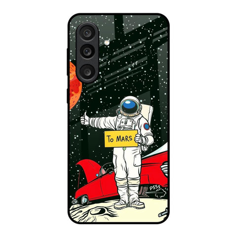 Astronaut on Mars Glass Case for Samsung Galaxy M56 5G