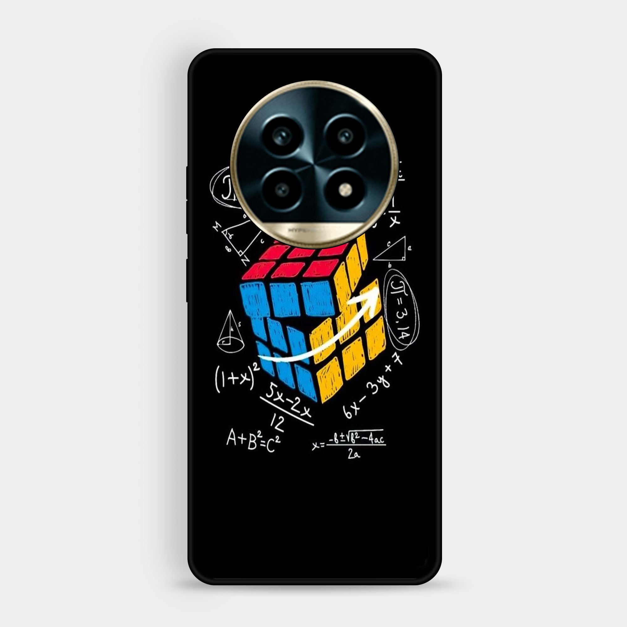 Realme 13 Pro - A Black Shirt With Rub - Premium Glossy Phone Case