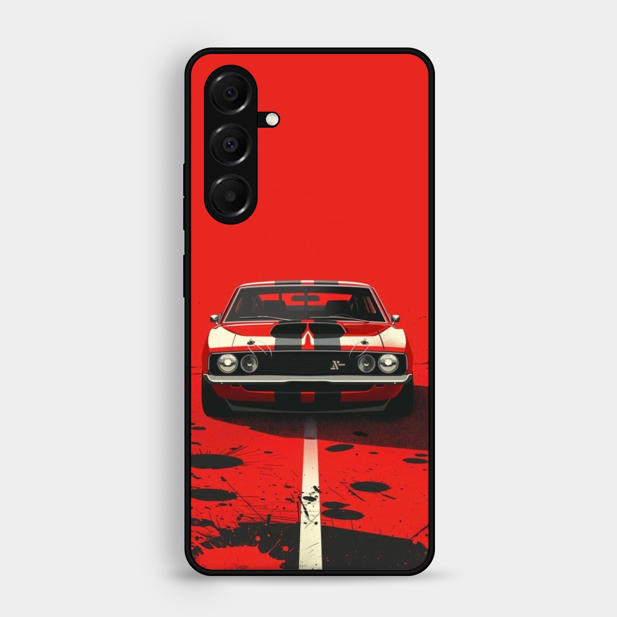 Samsung Samsung Galaxy A05s Classic Racer Vibes Premium Metal Printed soft Bumper shock Proof Case