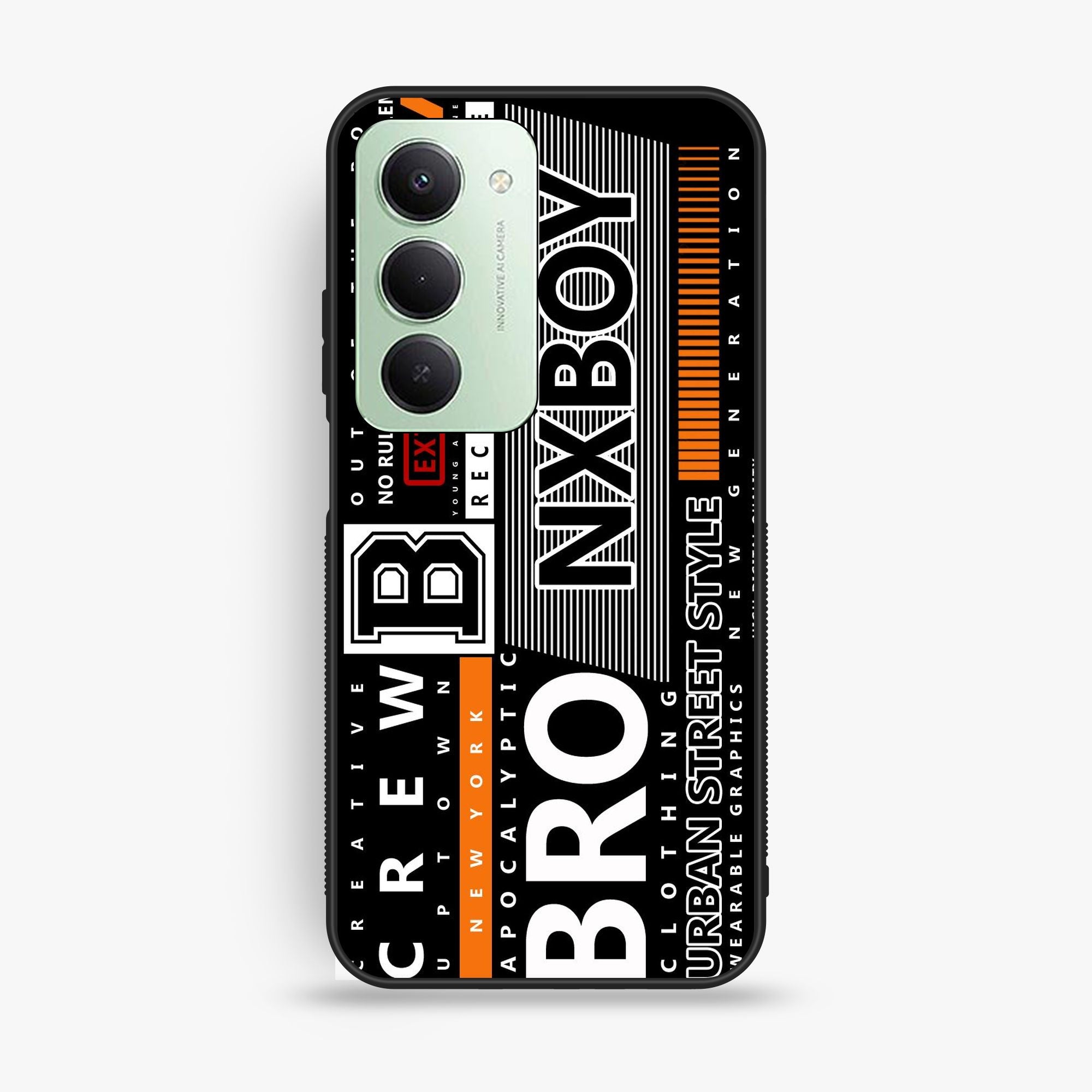 Xiaomi Redmi 15 - A Black And White Logo - Premium Glossy Phone Case