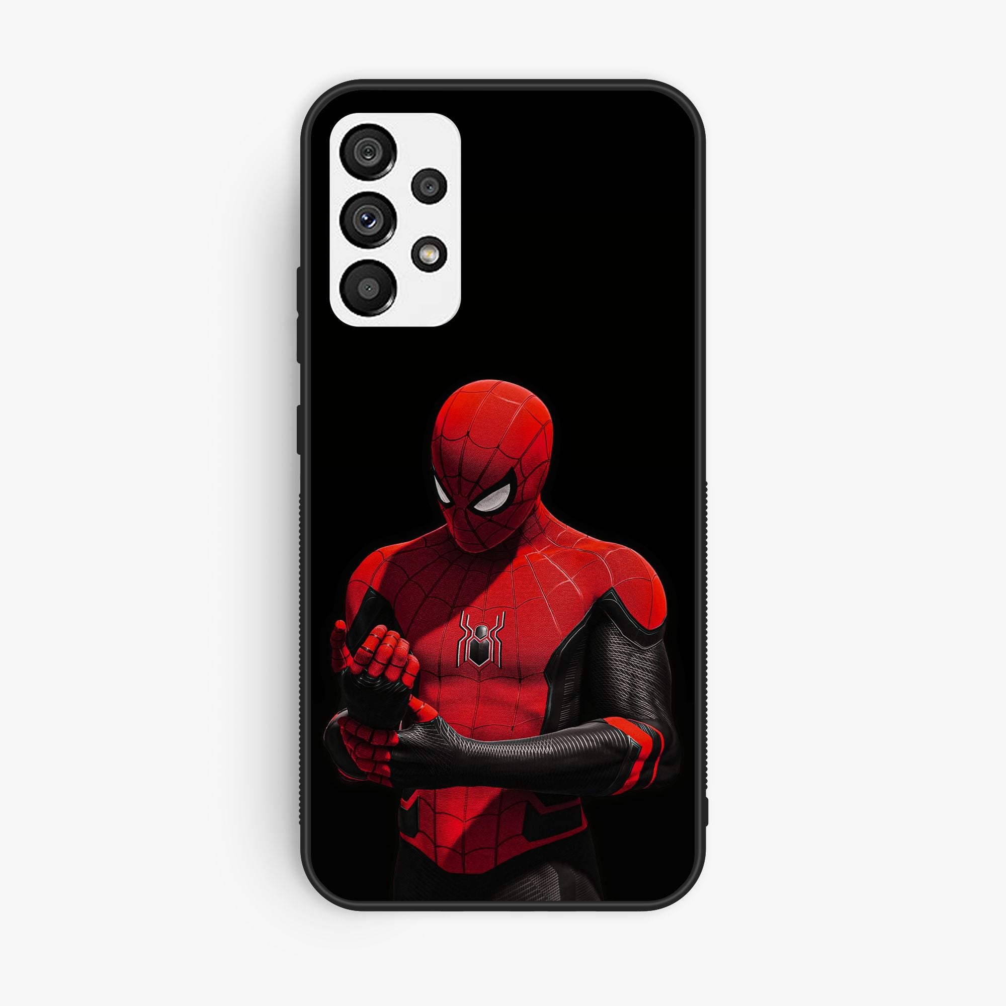 Samsun A72 Spiderman Wallpaper By The - Premium Metal Printed Soft Bumper Shock Proof Case