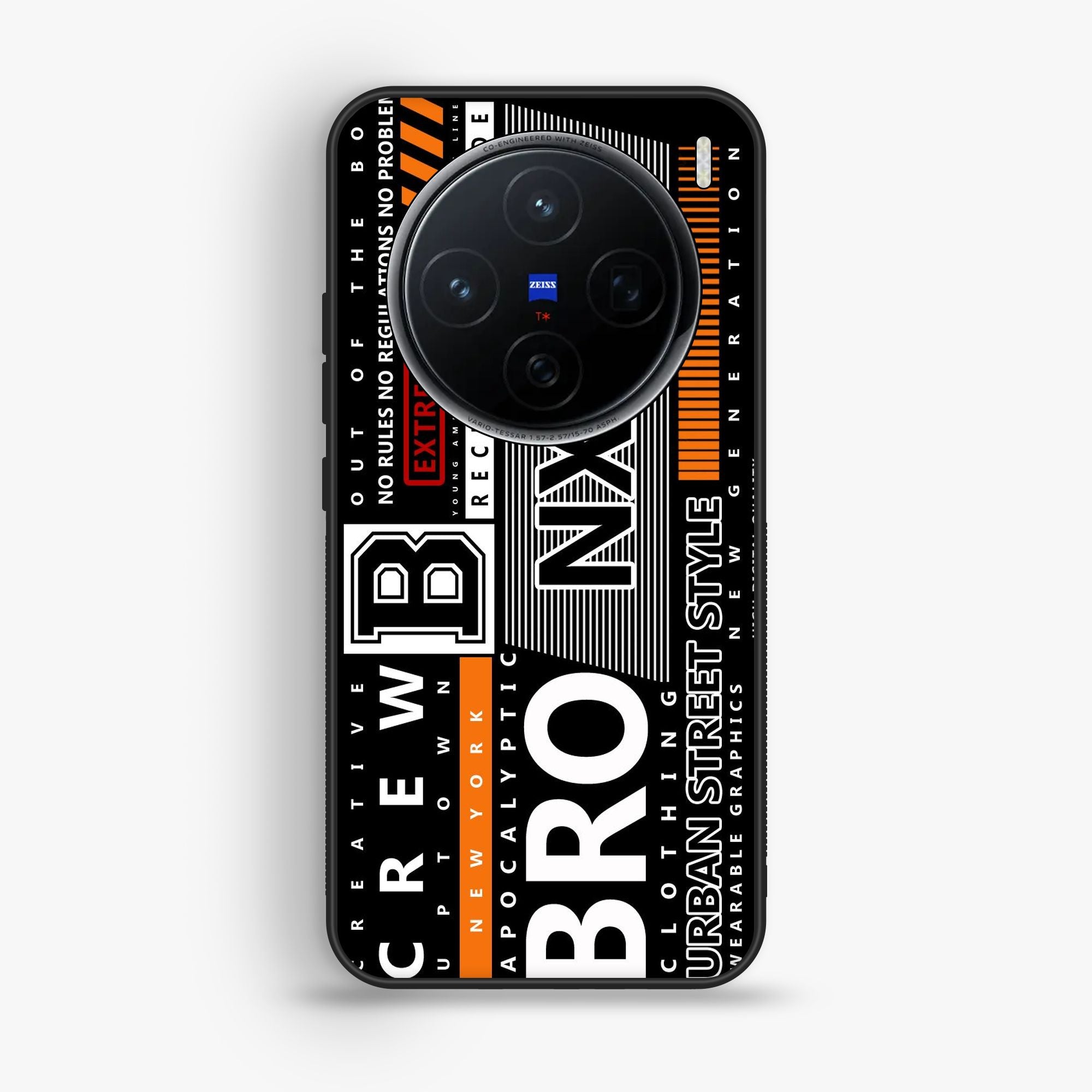 Vivo x200 - A Black And White Logo - Premium Glossy Phone Case