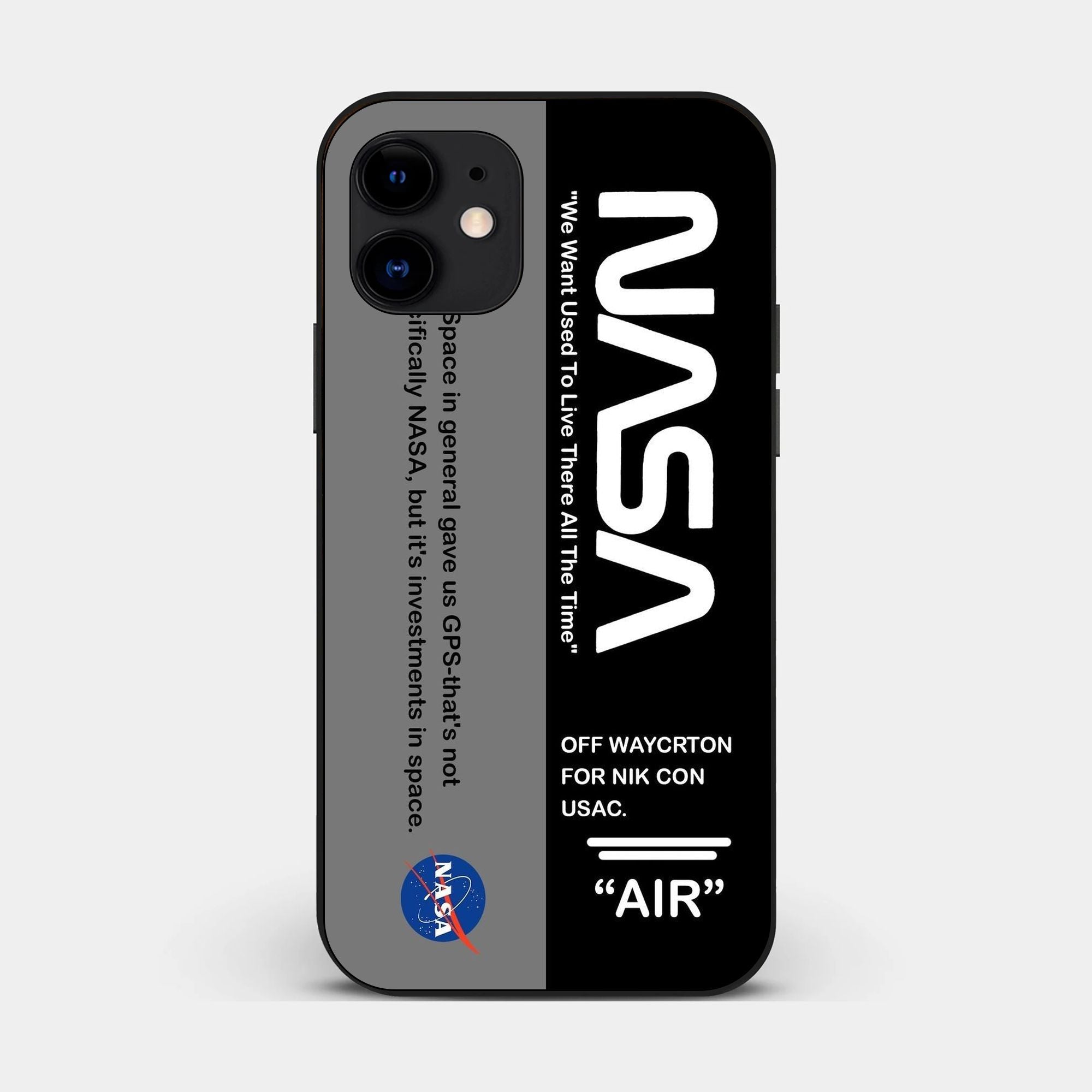 iPhone 12 Mini - The Nasa Logo And - Premium Glossy Phone Case