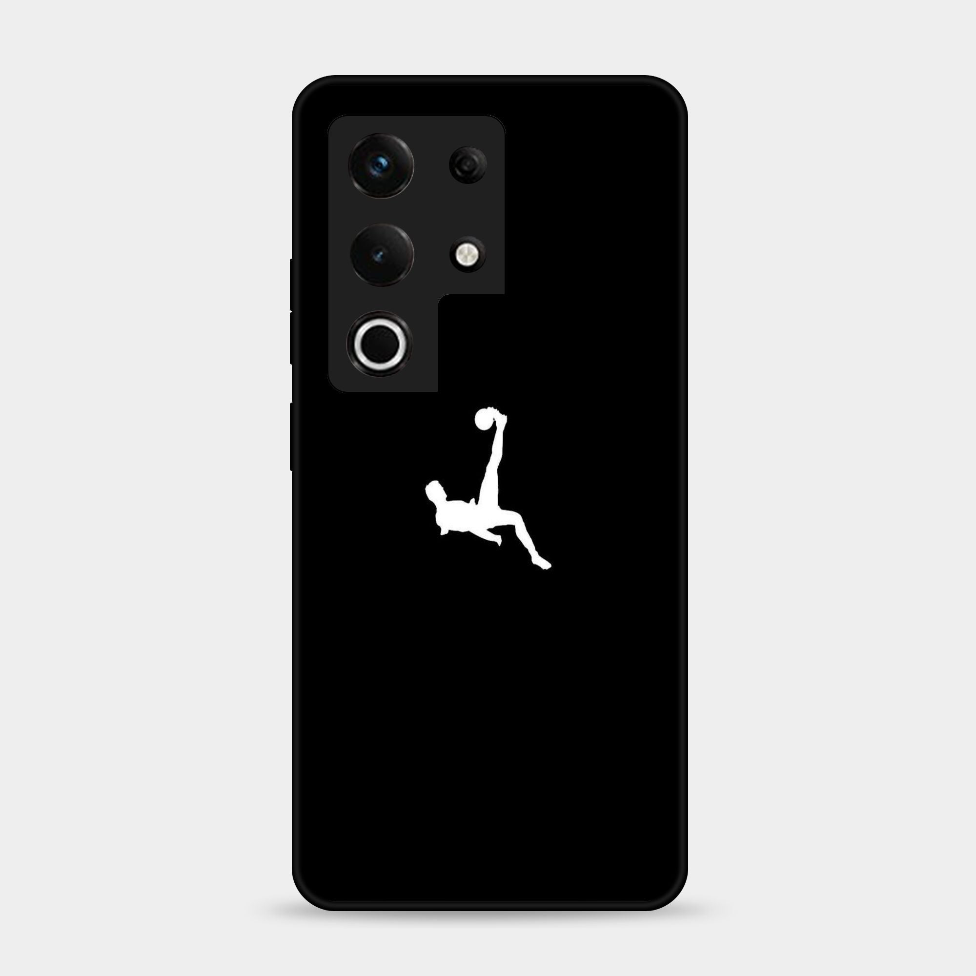 Itel S25 Ultra - A Silhouette Of Man Doing - Premium Glossy Phone Case