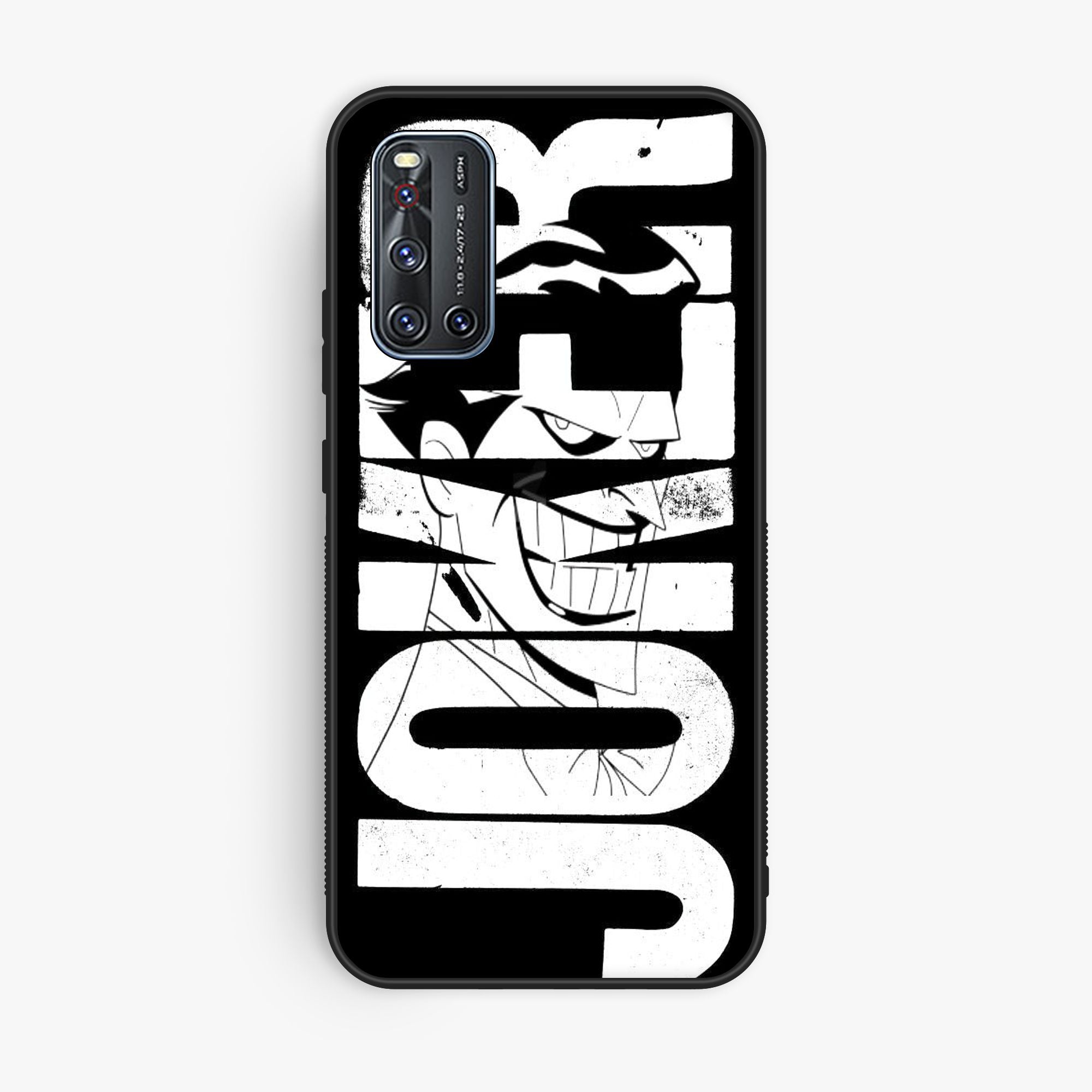 Vivo V19 A Black And White Poster Premium Metal Printed Soft Bumper Shock Proof Case
