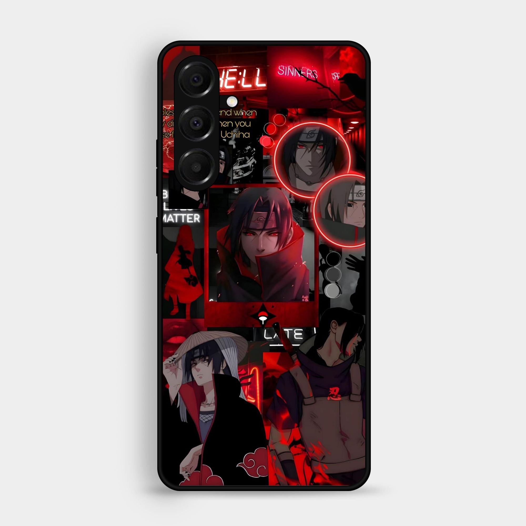 Samsung Samsung Galaxy A05s Itachi Aesthetic Premium Metal Printed soft Bumper shock Proof Case