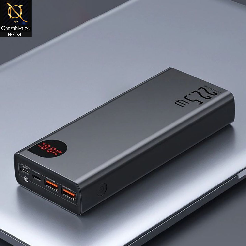 Baseus PPADM20S (22.5W) 20000mah Adaman Metal Fast Charging Power Bank - Black