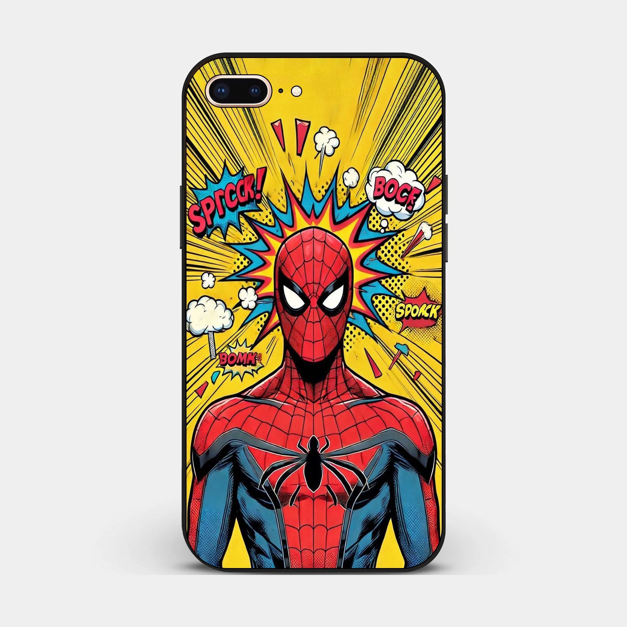iPhone 8 Plus - Spider - Man By Mark - Premium Glossy Phone Case