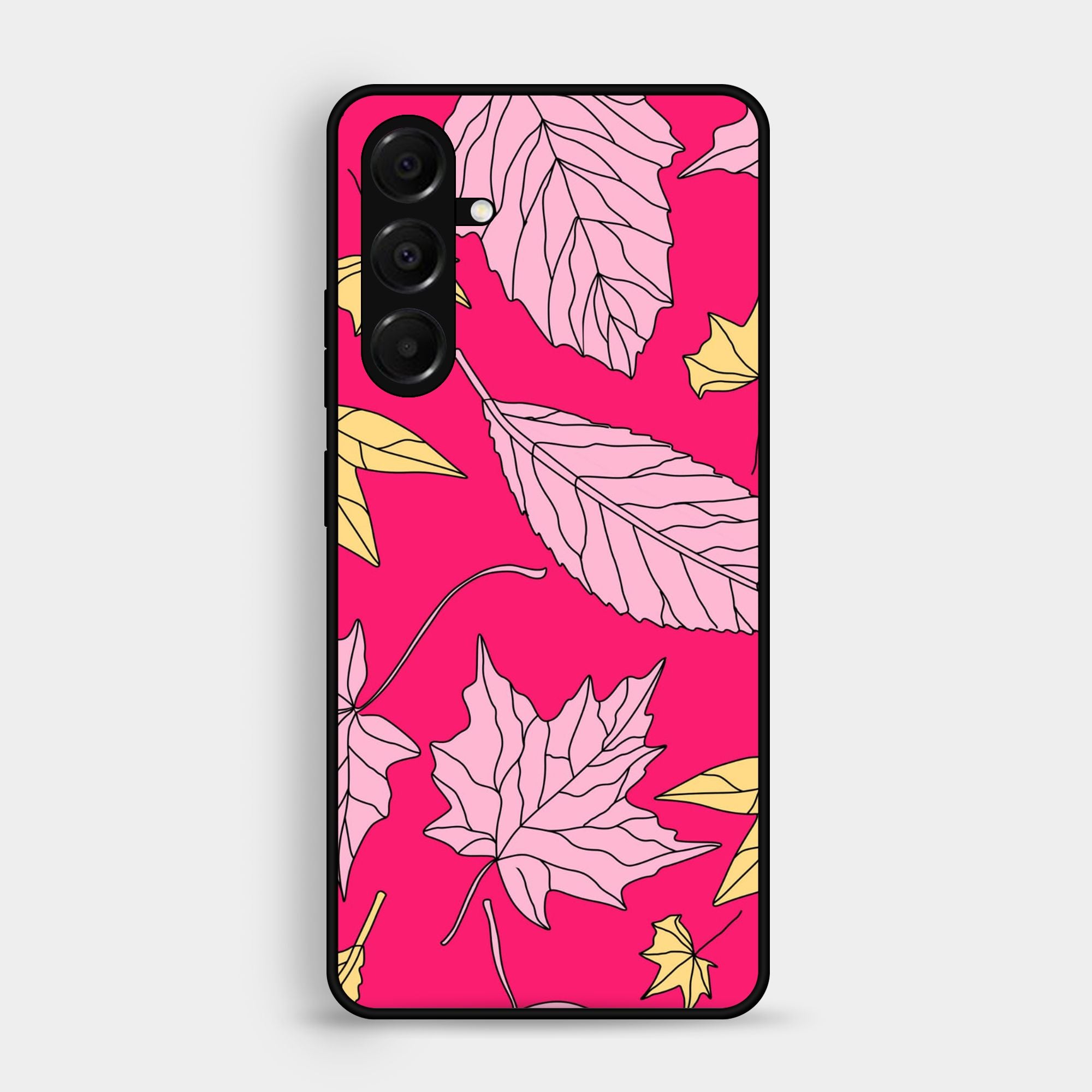 Samsung Samsung Galaxy A05s Floral Series Design 6 Premium Metal Printed soft Bumper shock Proof Case