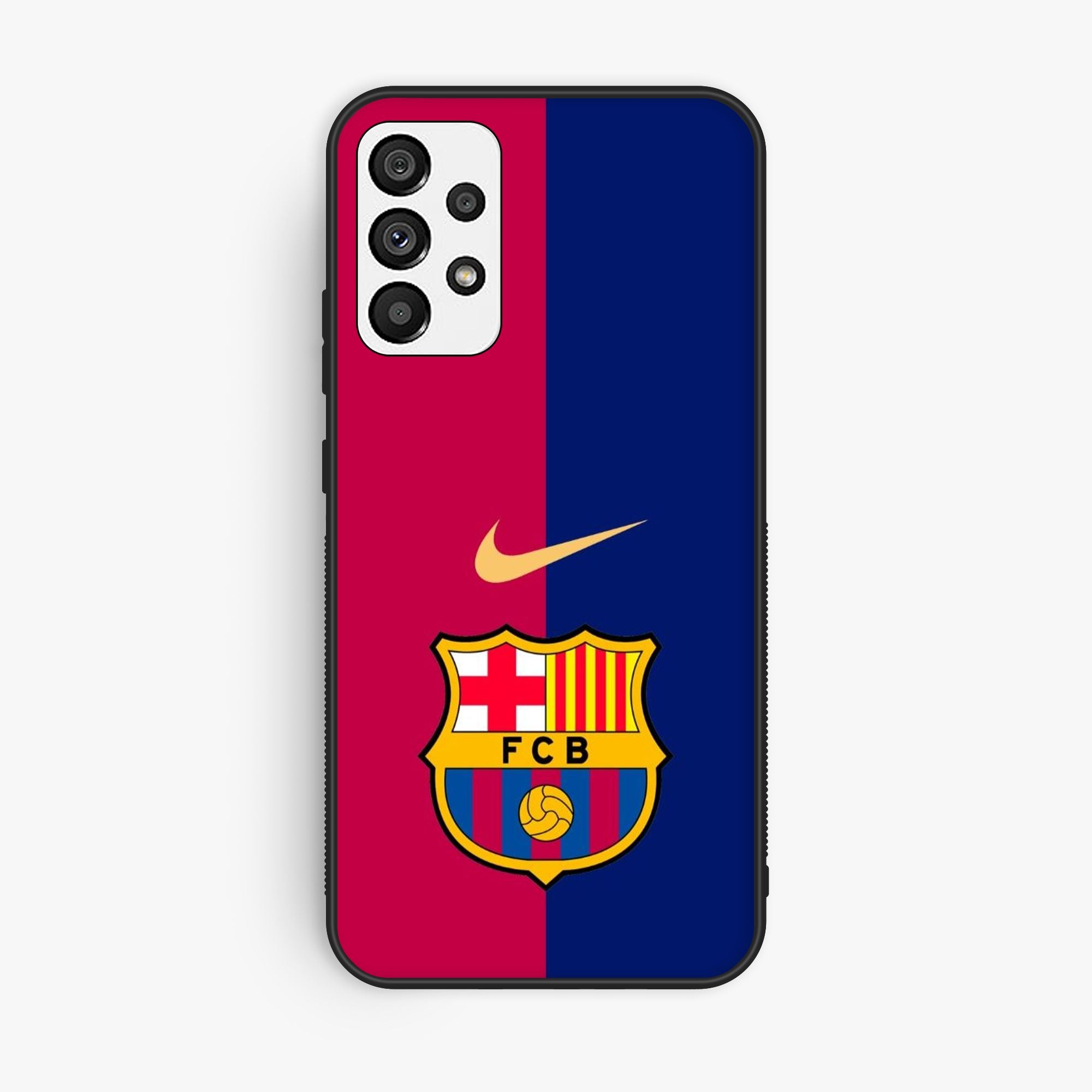 Samsun A72 Barcelona Fc Wallpapers Premium Metal Printed Soft Bumper Shock Proof Case