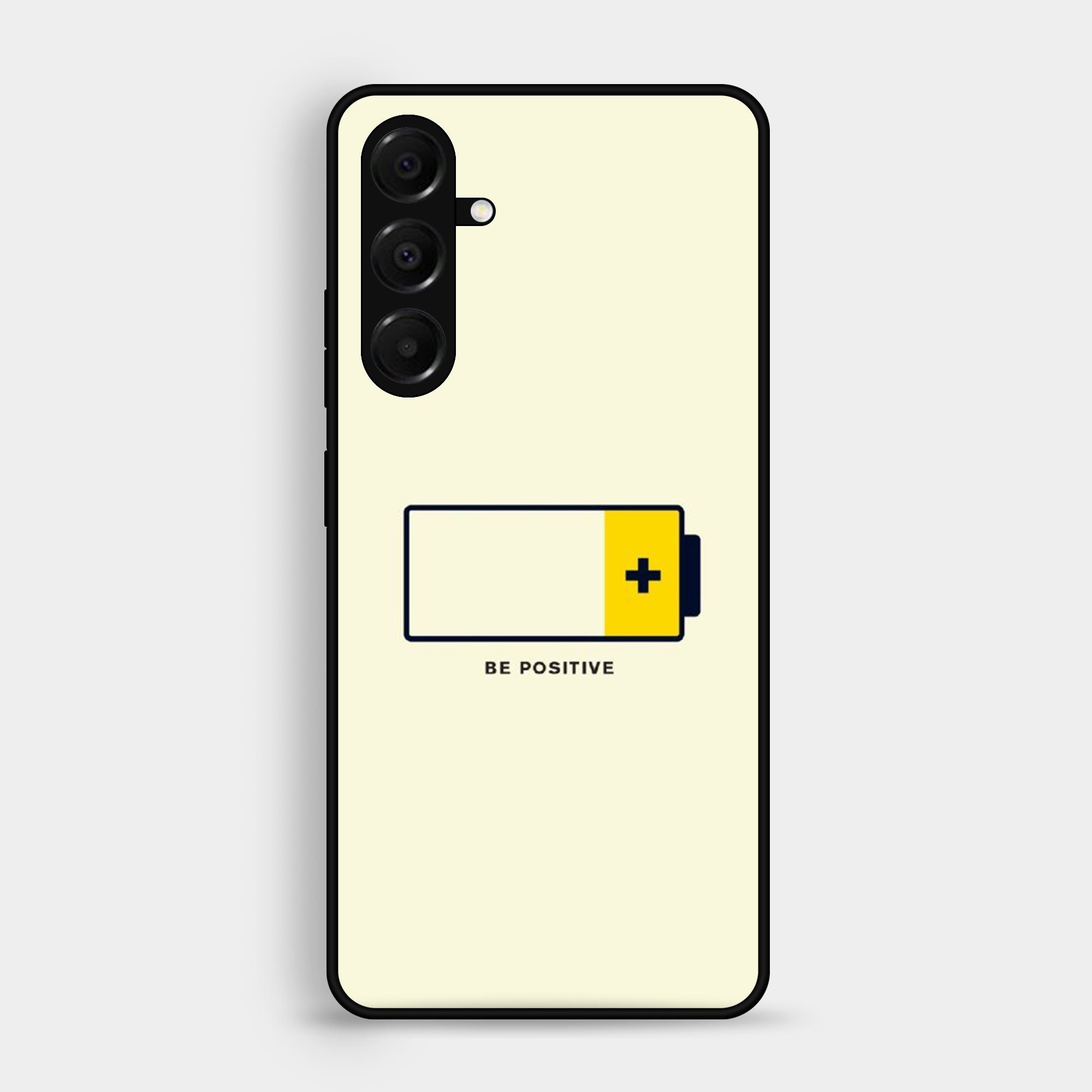 Samsung Samsung Galaxy A05s Be Positive Design Premium Metal Printed soft Bumper shock Proof Case