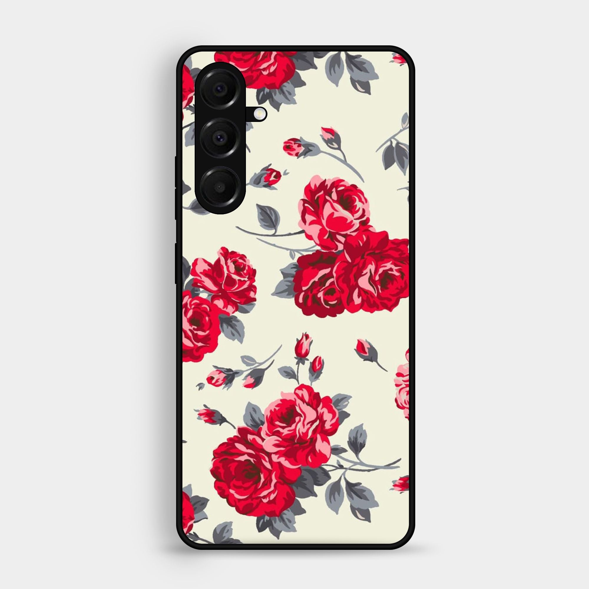Samsung Samsung Galaxy A05s Floral Series Design 8 Premium Metal Printed soft Bumper shock Proof Case