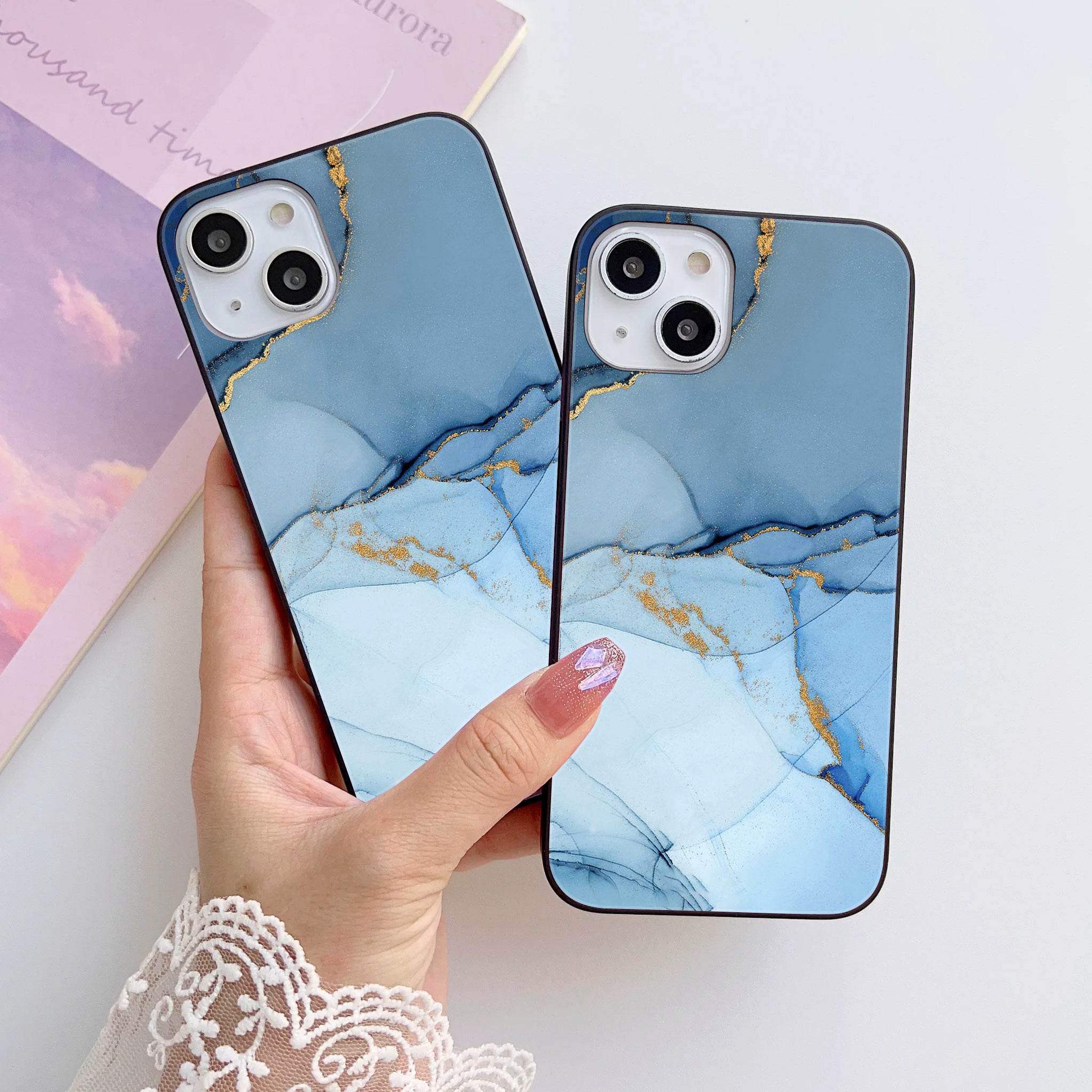 Design 196 HQ Ultra Shine Premium Metal Phone Case All Models
