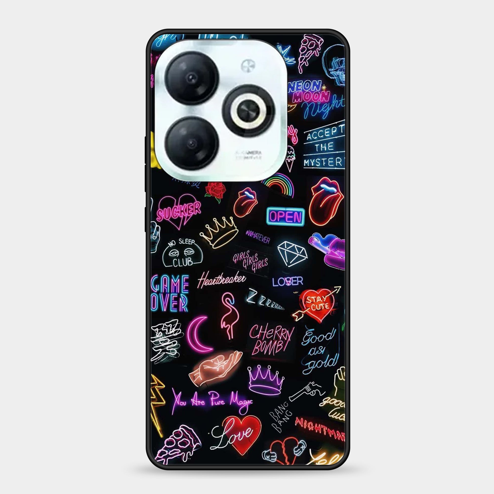 Infinix Hot 40i Design-074 Premium Glossy Phone Case