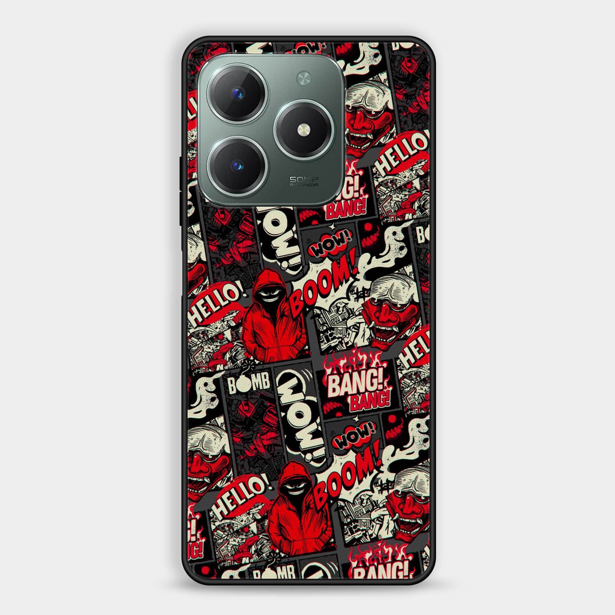 Realme C61 Design 038 Premium Glossy Phone Case