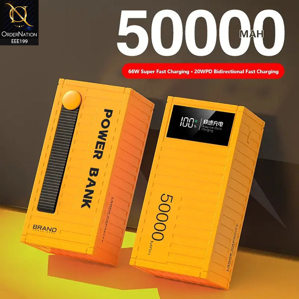 Faxite Y50 50000mAh Multifunctional Portable Power Station Power Bank - Yellow