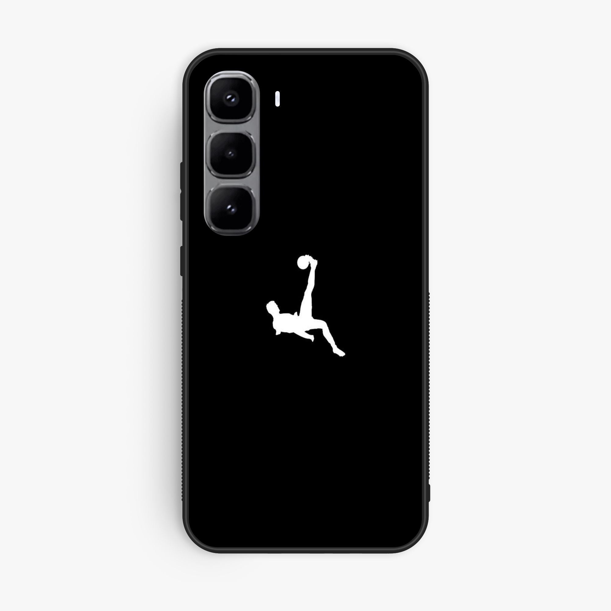 Infinix Hot 60i - A Silhouette Of Man Doing - Premium Glossy Phone Case