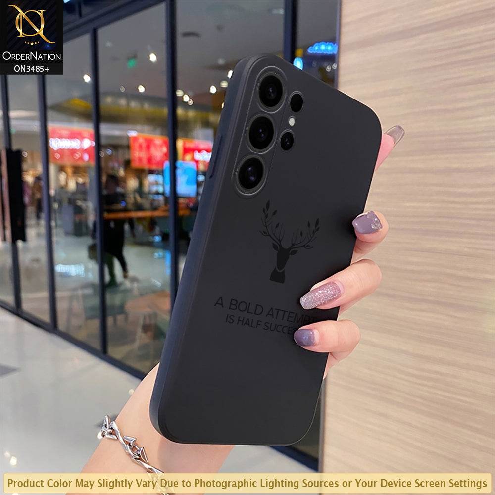 Samsung Galaxy S25 Ultra Cover - ONation Bold Series - HQ Liquid Silicone Elegant Colors Camera Protection Soft Case Design1