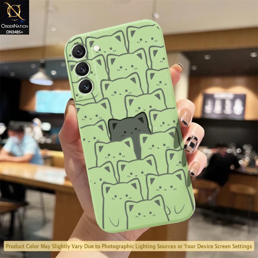 Samsung Galaxy S21 FE 5G Cover - ONation Be Different Series - HQ Liquid Silicone Elegant Colors Camera Protection Soft Case