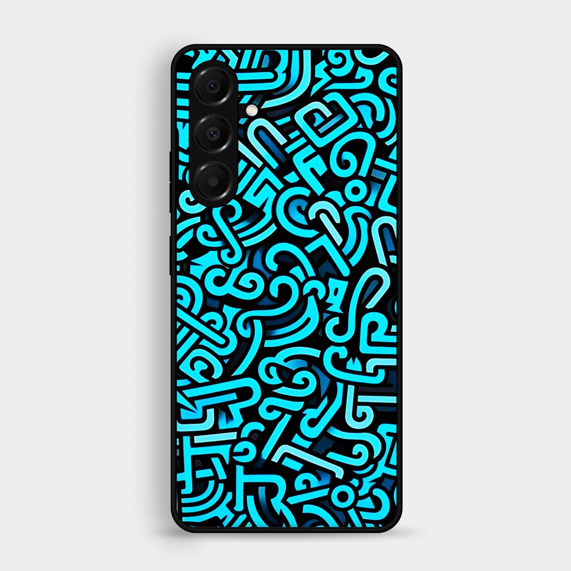 Samsung Samsung Galaxy A05s Doodle Design Premium Metal Printed soft Bumper shock Proof Case