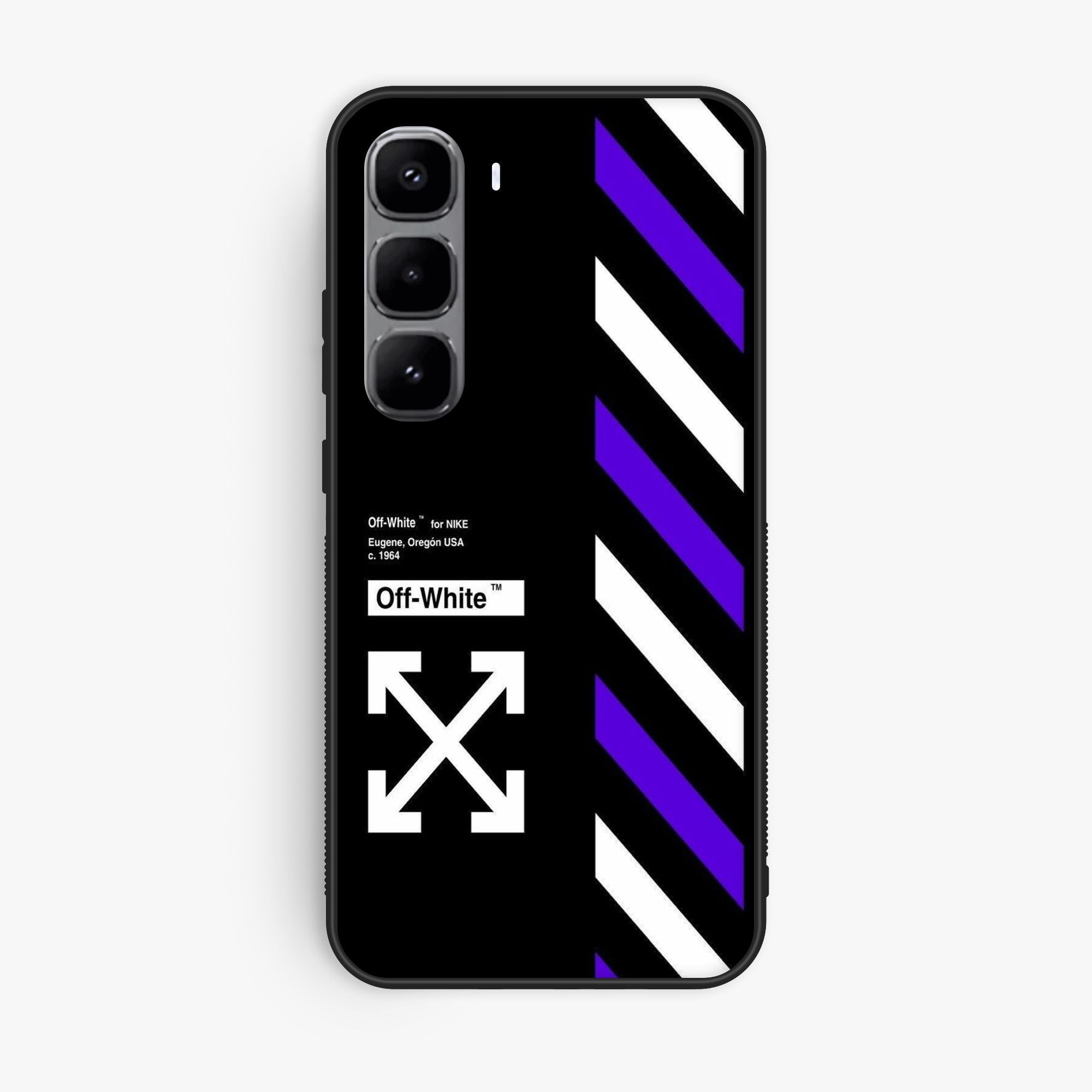 Infinix Hot 60i - Off White X - Premium Glossy Phone Case