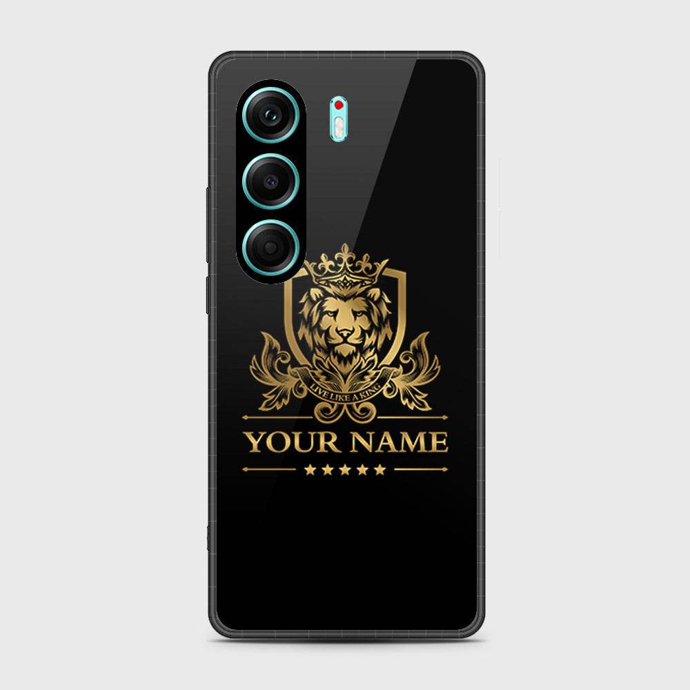 Tecno Camon 40 Pro - Gold Series - HQ Premium Shine Durable Shatterproof Case Design1