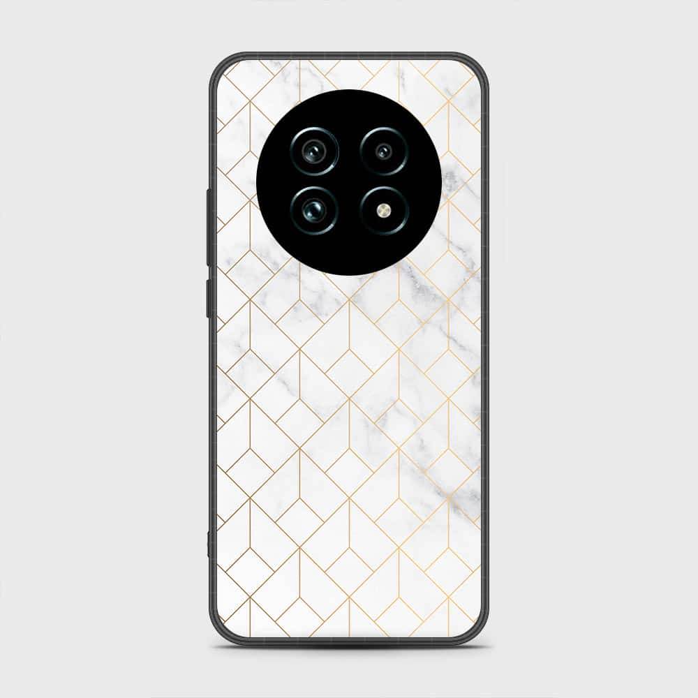 Realme 13 Plus 5G - White Marble Series 2 - HQ Premium Shine Durable Shatterproof Case Design1