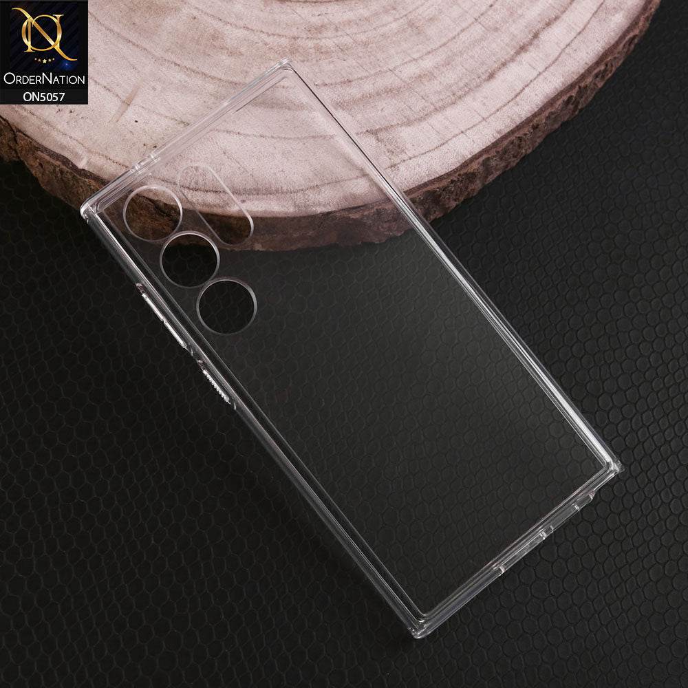 Samsung Galaxy S24 Ultra Cover - Transparent - Liquid Crystal Series - PC + TPU Clear Case
