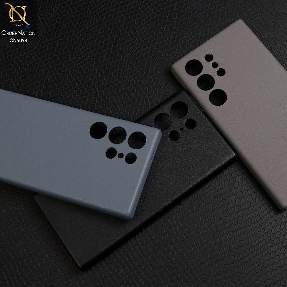 Samsung Galaxy S24 Ultra Cover - Titanium Blue - New Vegon Leathor Series - Leathor Premium Leathor Case