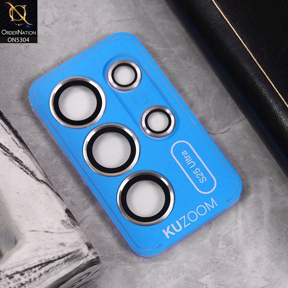 Samsung Galaxy S25 Ultra Camera Protector - Silver -kuzoom Water Proof And Antifog Camera Lense Protector