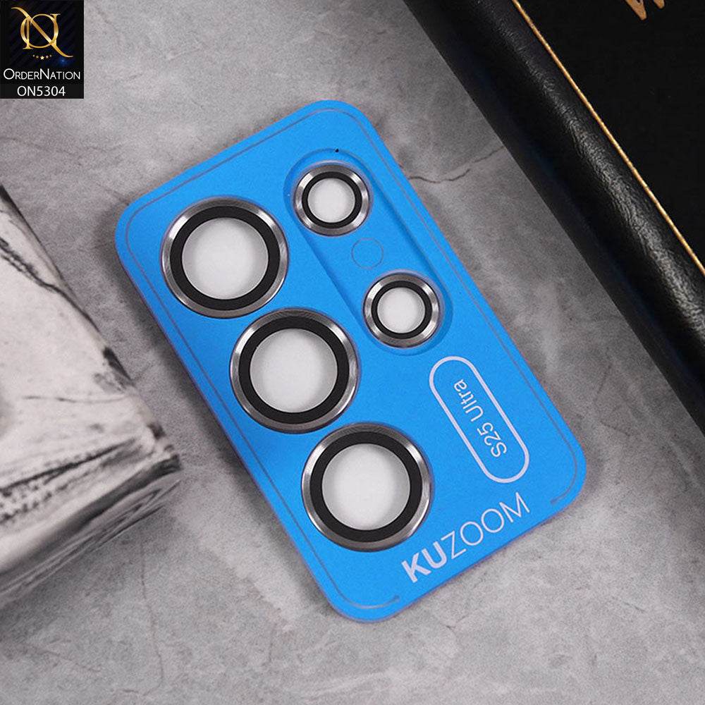 Samsung Galaxy S25 Ultra Camera Protector - Titanium Silver Blue -kuzoom Water Proof And Antifog Camera Lense Protector