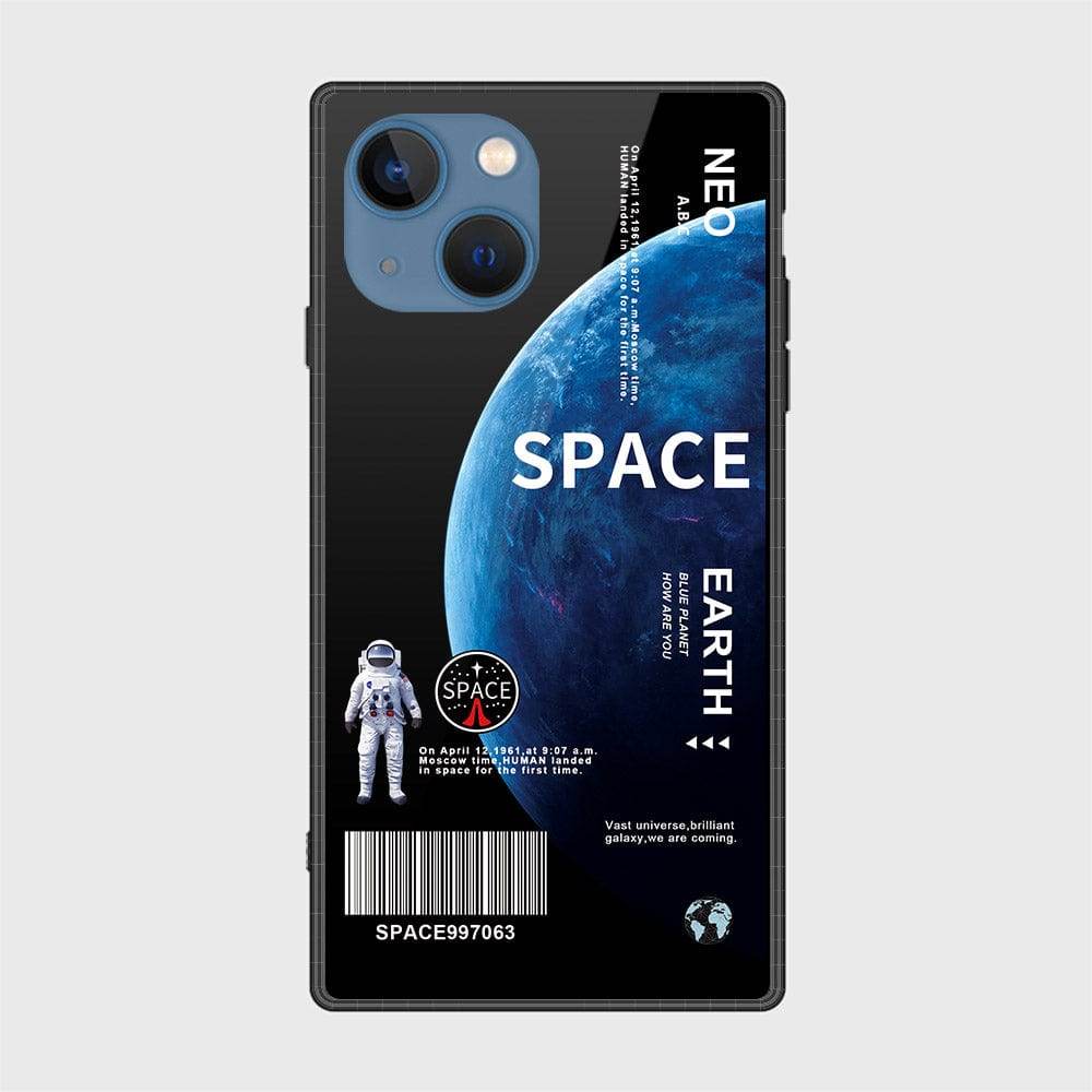 iPhone 13 Cover - Limitless Series - HQ Ultra Shine Premium Infinity Glass Soft Silicon Borders Case Design1