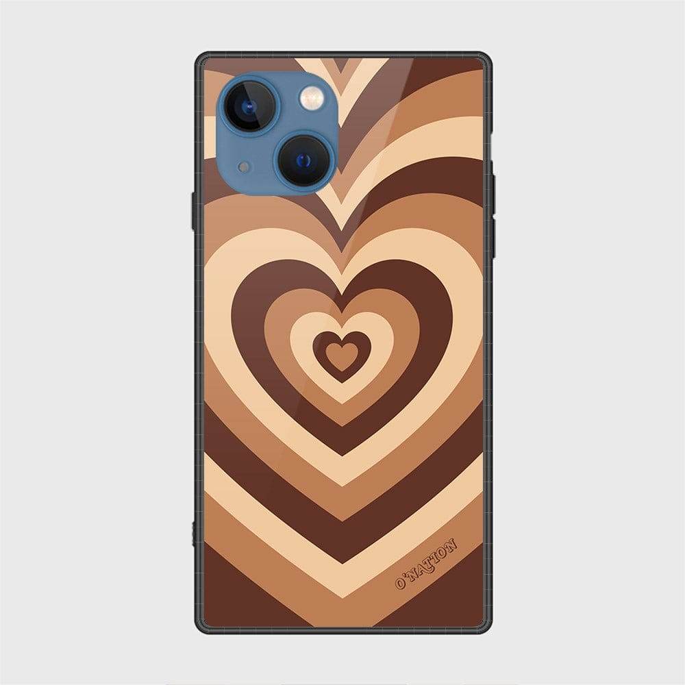 iPhone 13 Cover - O'Nation Heartbeat Series - HQ Ultra Shine Premium Infinity Glass Soft Silicon Borders Case Design1