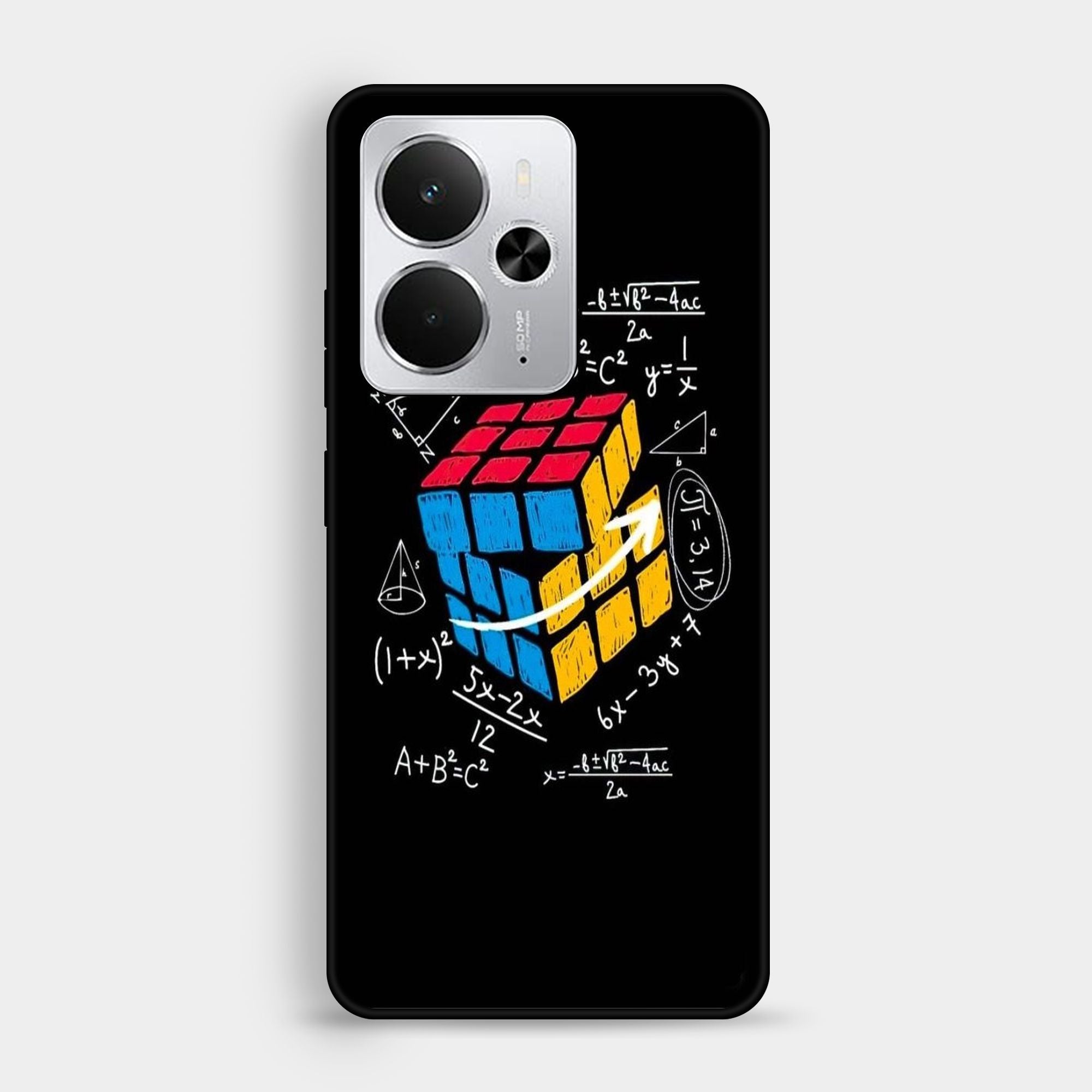 Realme 14 5G A Black Shirt With Rub - Premium Glossy Phone Case