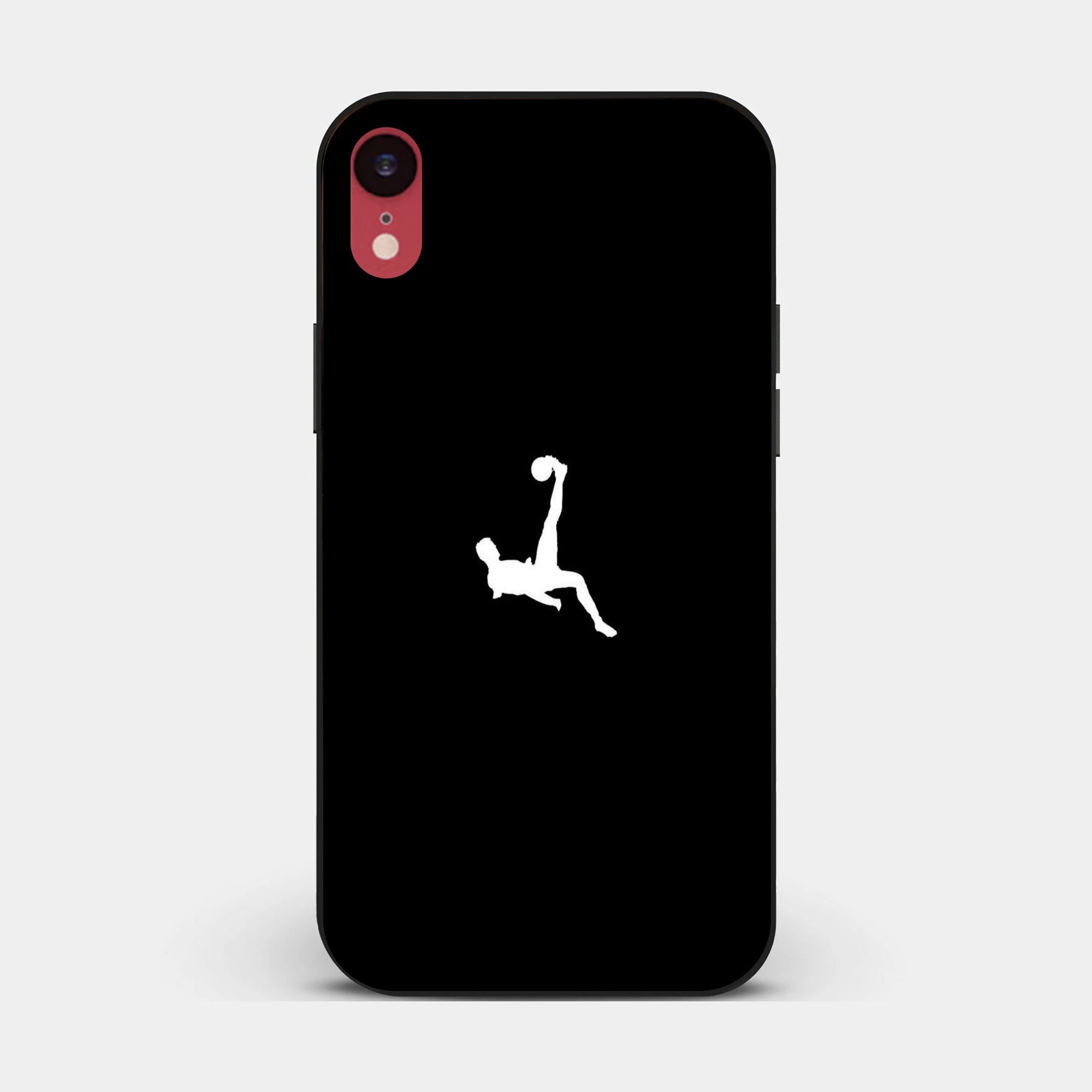 iPhone XR - A Silhouette Of Man Doing - Premium Glossy Phone Case