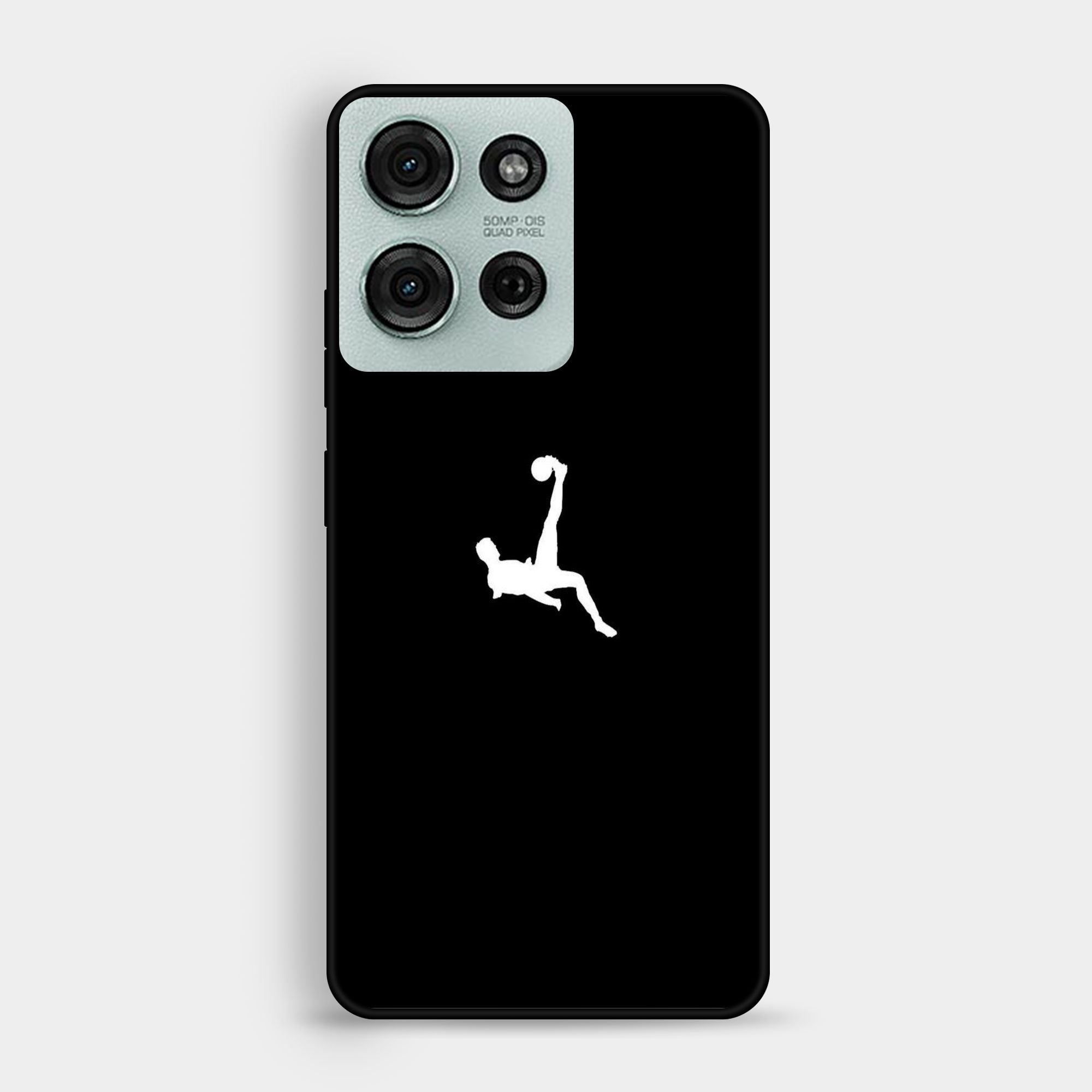 Motorola Moto G75 - A Silhouette Of Man Doing - Premium Glossy Phone Case