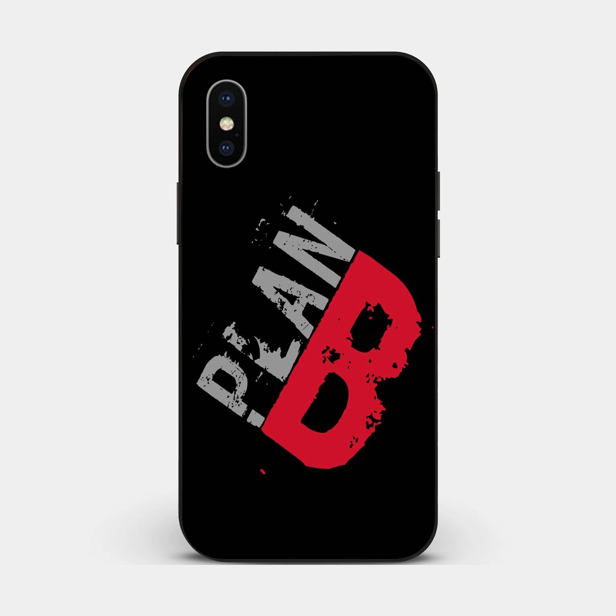iPhone X - The Logo For Band, Red - Premium Glossy Phone Case