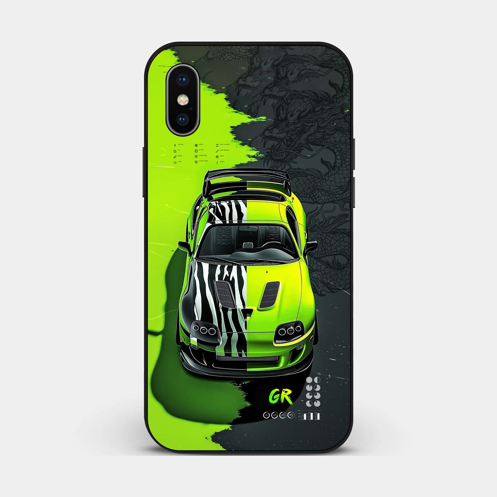 iPhone XS Max - Design 161 - Premium Glossy Phone Case