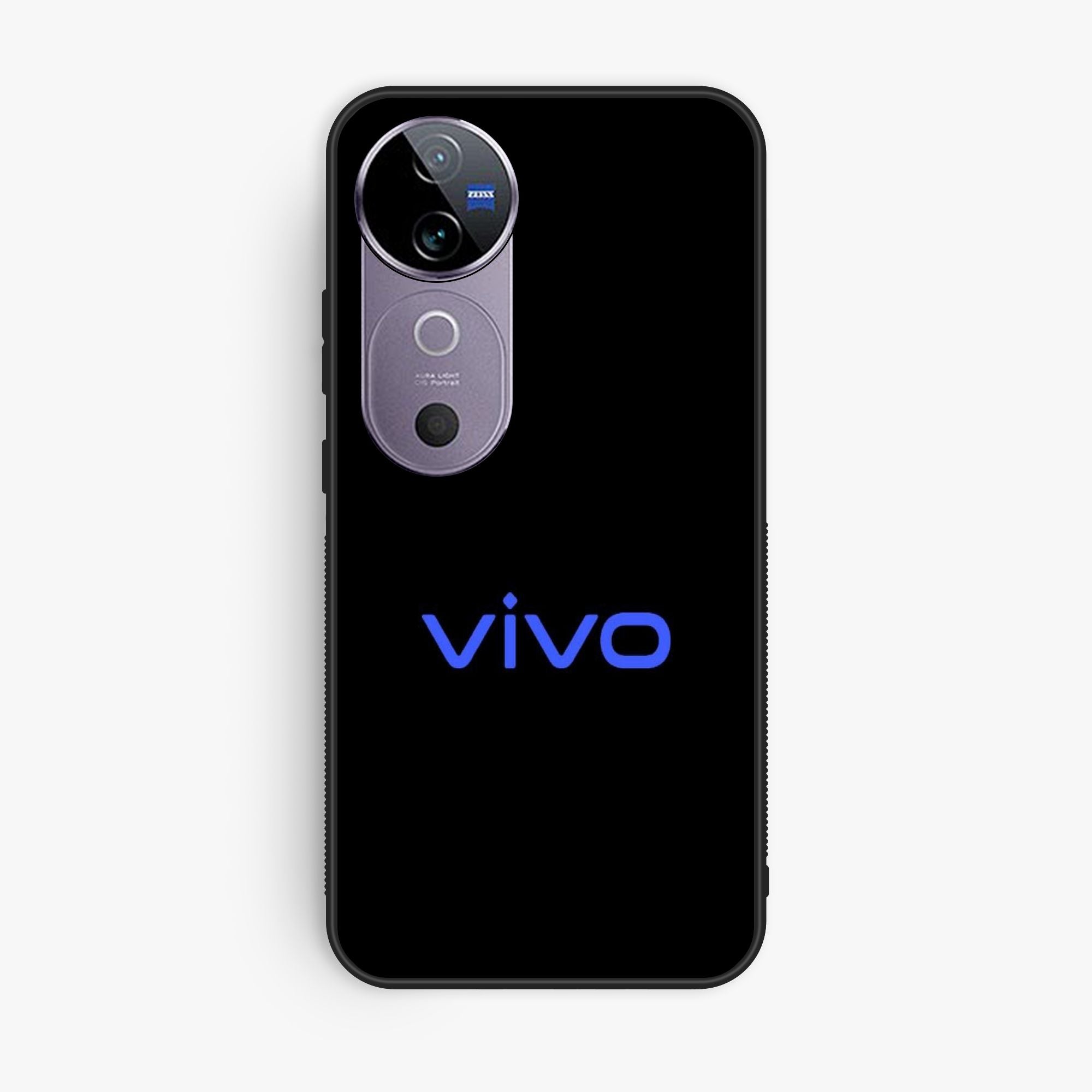 Vivo V40e A Black Background With The - Premium Glossy Phone Case