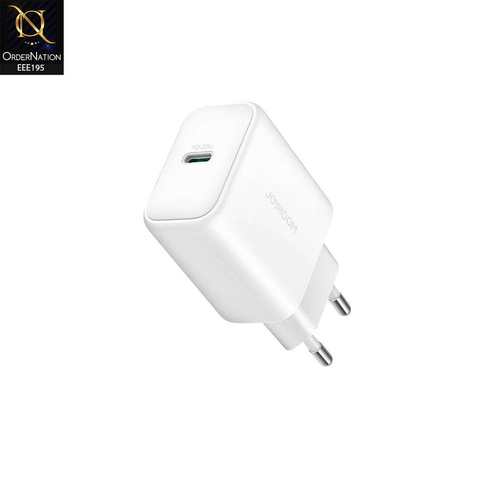 JOYROOM JR-TCF24EU 30W Type-C PD Fast Charger - White
