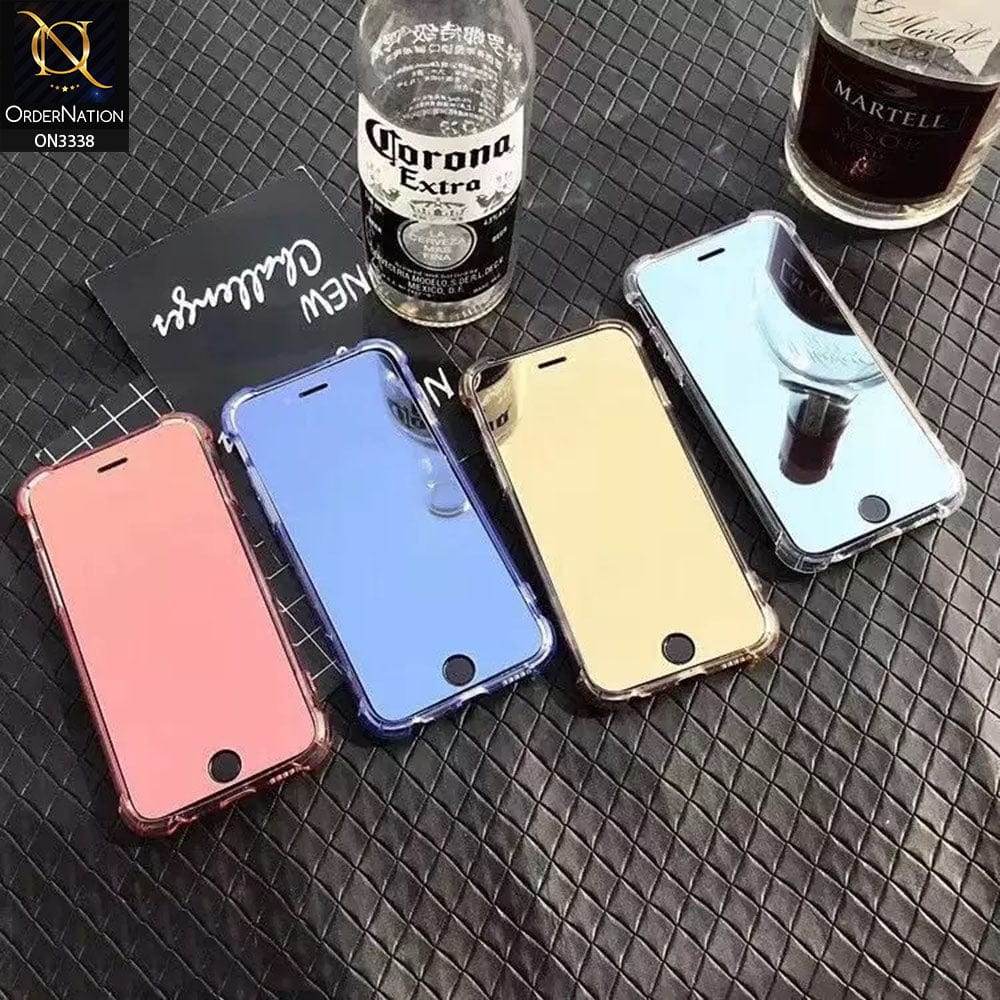 iPhone 13 Screen Protector - Blue - New Trendy Color Glass Tempered Screen Protector For iPhone - Futurestore.pk