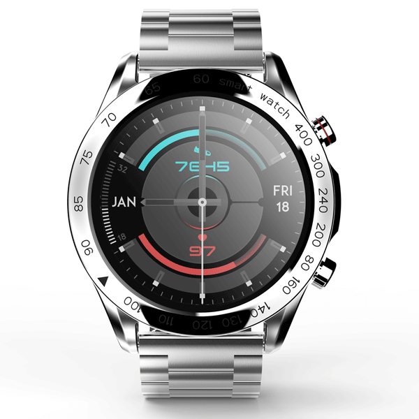 HiFuture Future Go PRO- Stainless Steel Smartwatch Sliver