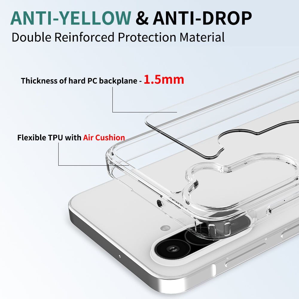 Samsung Galaxy A17 Cover - Transparent - ONation Crystal Series - Premium Quality Clear Case No Yellowing Back With Smart Shockproof Cushions 10_b906963b-283b-4c8f-bb86-9e4c6288369a Samsung Galaxy A17