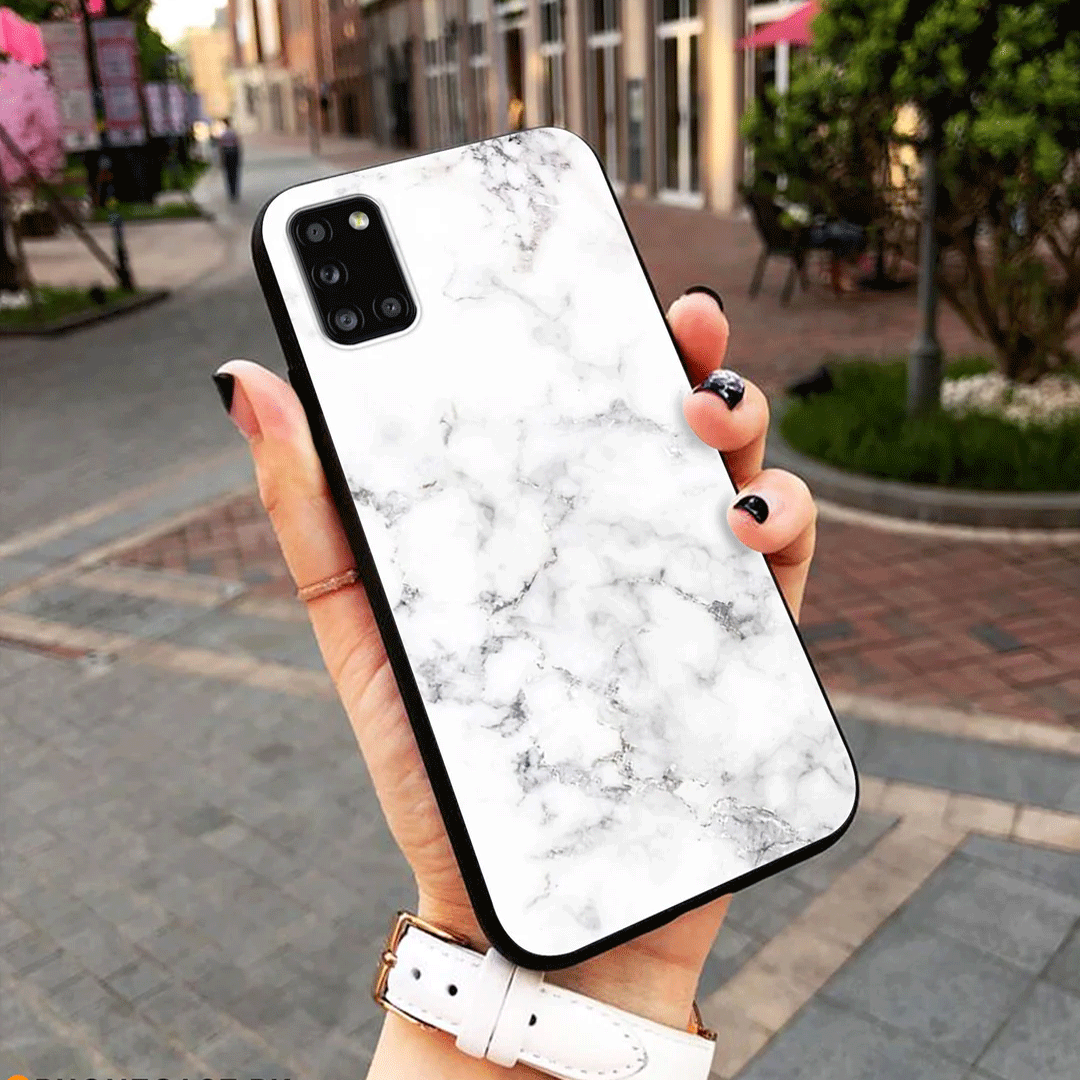 White Marble Trending Designs Premium Glass Case All Models